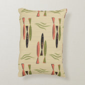 中世紀魚モダン アクセントクッション (裏面(縦))