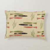 中世紀魚モダン アクセントクッション (裏面)