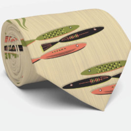 中世紀魚モダン ネクタイ