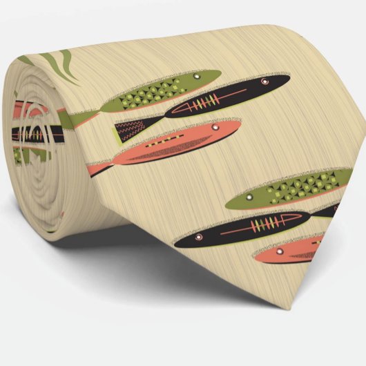 中世紀魚モダン ネクタイ