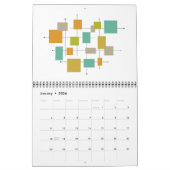 中世紀#3オリジナルモダンレトロアートカレンダー カレンダー (1月 2026)