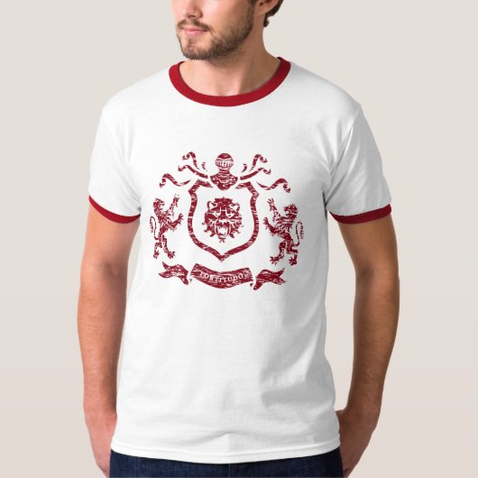 中世紋章付き外衣-環状のT-Shird Tシャツ (正面)