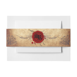 中世結婚式招待状のベリーバンド 招待状ベリーバンド