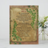 中世結婚式招待状の大きい形式 招待状 (スタンド正面)