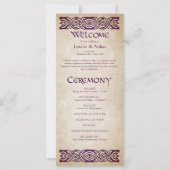 中世結婚式 プログラム (正面)