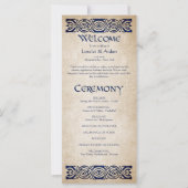 中世結婚式 プログラム (正面)