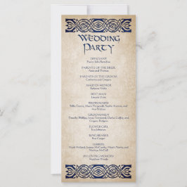 中世結婚式 プログラム