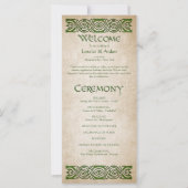 中世結婚式 プログラム (正面)