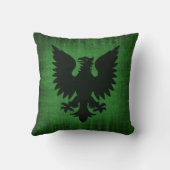 中世緑のビロードのクッション クッション (裏面)