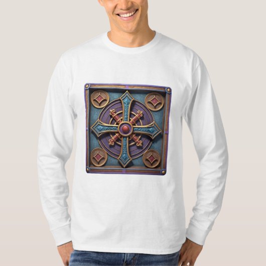 中世華美十字曼荼羅 Tシャツ (正面)