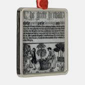 中世薬草園 メタルオーナメント (右)