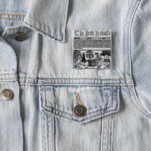 中世薬草園 缶バッジ (インサイチュ)