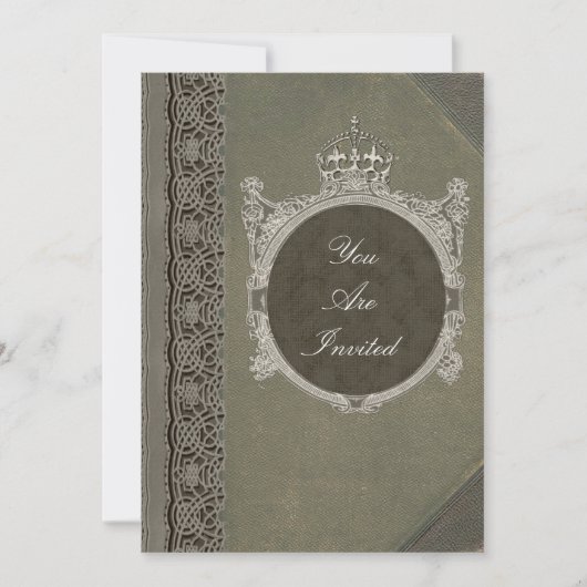 中世表紙の招待状 招待状 (正面)