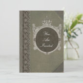 中世表紙の招待状 招待状 (スタンド正面)