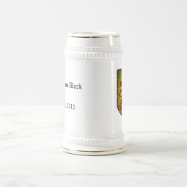 中世赤いライオンのフェイクな金属の盾 ビールジョッキ