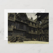 中世通りシーン – 2 ポストカード (正面/裏面)