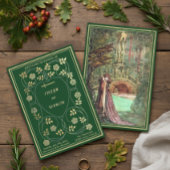 中世金ゴールドフローラハートと結婚剣 招待状