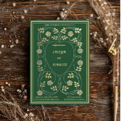 中世金ゴールドフローラハートと結婚剣 招待状