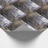 中世銀製盾Triquetra ラッピングペーパー (角)