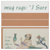 中世錬金術師のDIYマグカップ敷き生地 ファブリック (見本)