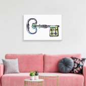 中世鍵 キャンバスプリント (インサイチュ (リビング))