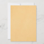 中世風エレガントなベビーシャワー招待状 招待状 (裏面)