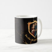 中世風ナイト コート・オブ・ワンズ ギフト コーヒーマグカップ (正面右)