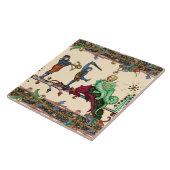 中世風変わりの伝説、騎士とハイブリッド・ドラゴン タイル (側面)