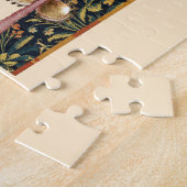 中世風変わりの作り音楽、うさぎ、犬 ジグソーパズル (側面)