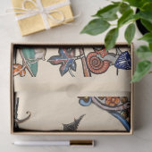 中世風変わりの動物，飛んでいるこうもり森林動物 薄葉紙 (ギフト)