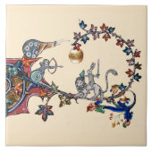 中世風変わりの推定の戦争、キラーウサギ、カタツムリ タイル (正面)