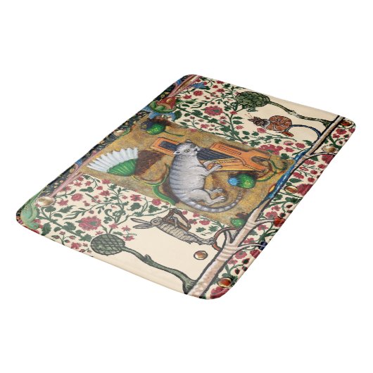 中世風変わりの流行音楽、猫の遊器官 バスマット (アングル)