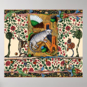 中世風変わりの流行音楽、猫の遊器官 ポスター (正面)