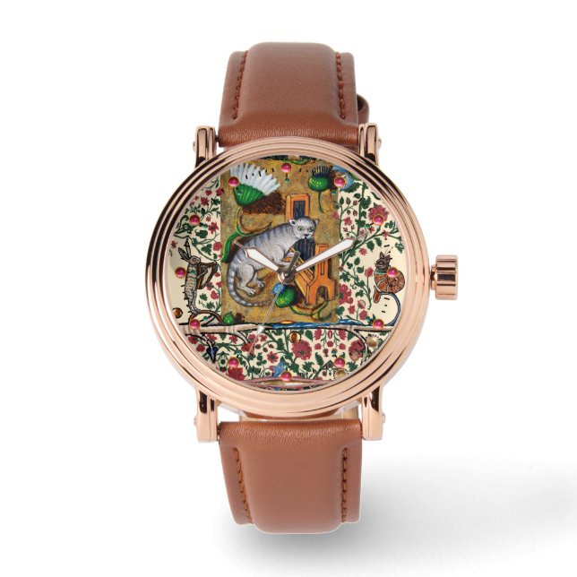 中世風変わりの流行音楽、猫の遊器官 腕時計 (正面)