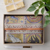 中世風変わりの獣医、ヒョウ、幻想的な動物 薄葉紙 (ギフト)