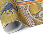 中世風変わりの獣医、ユニコーン幻想的な動物 ラッピングペーパー (ロールコーナー)