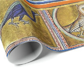 中世風変わりの獣医、ユニコーン幻想的な動物 ラッピングペーパー (ロールコーナー)