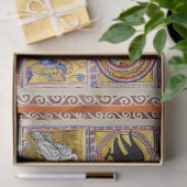 中世風変わりの獣食、サラマンダー、森林動物 薄葉紙 (ギフト)