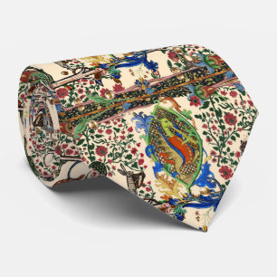 中世風変わりの風刺と竜の笛遊。 ネクタイ