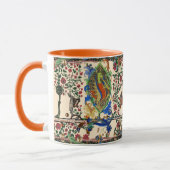 中世風変わりの風刺と竜の笛遊。 マグカップ (左)