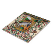 中世風変わりの風刺、音楽、猫の遊器官 タイル (側面)