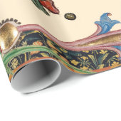 中世風変わり獣医、アポカリプティック獣、ユニコーン ラッピングペーパー (ロールコーナー)