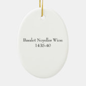 中世騎士オーナメント セラミックオーナメント (裏面)