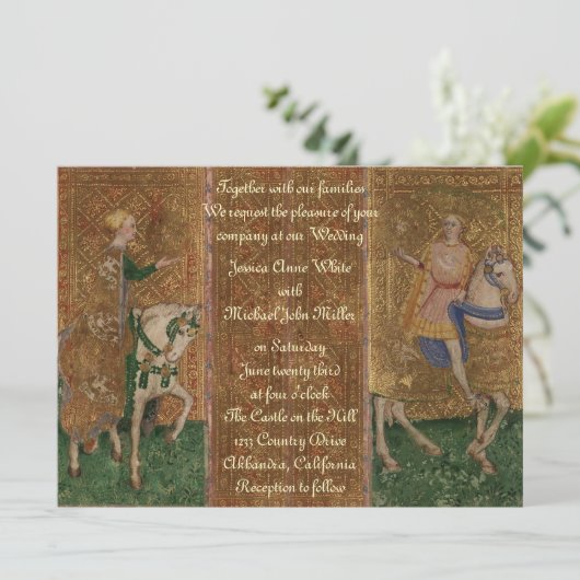 中世騎士ルネッサンスファンタジー結婚ズ 招待状 (スタンド正面)