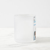 中世騎士曇らされたガラスのマグ フロストグラスマグカップ (中央)