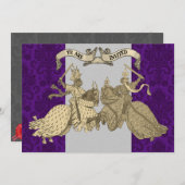 中世騎士結婚式招待状 招待状 (正面/裏面)