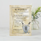 中世騎士誕生日の招待状 招待状 (スタンド正面)