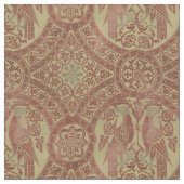 中世14世紀の鳥模様 ファブリック (クローズアップ)