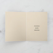 中世1420出生クリスマスホリデーカード シーズンカード (内部)