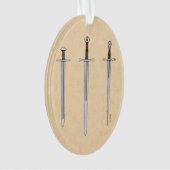 中世3本の刀2016 オーナメント (正面)